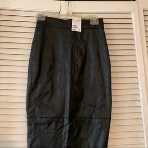 H&m Leather skirt